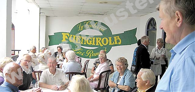 Club Nórdicos nya medlemslokal i köpcentret Las Rampas har mindre köksfaciliteter men däremot terrass.